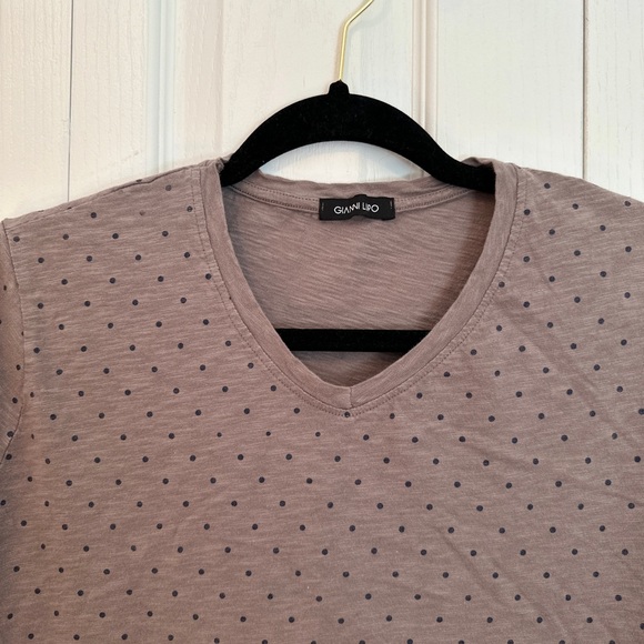 Gianni Lupo V-Neck Basic T-Shirt (S) - Picture 3 of 3